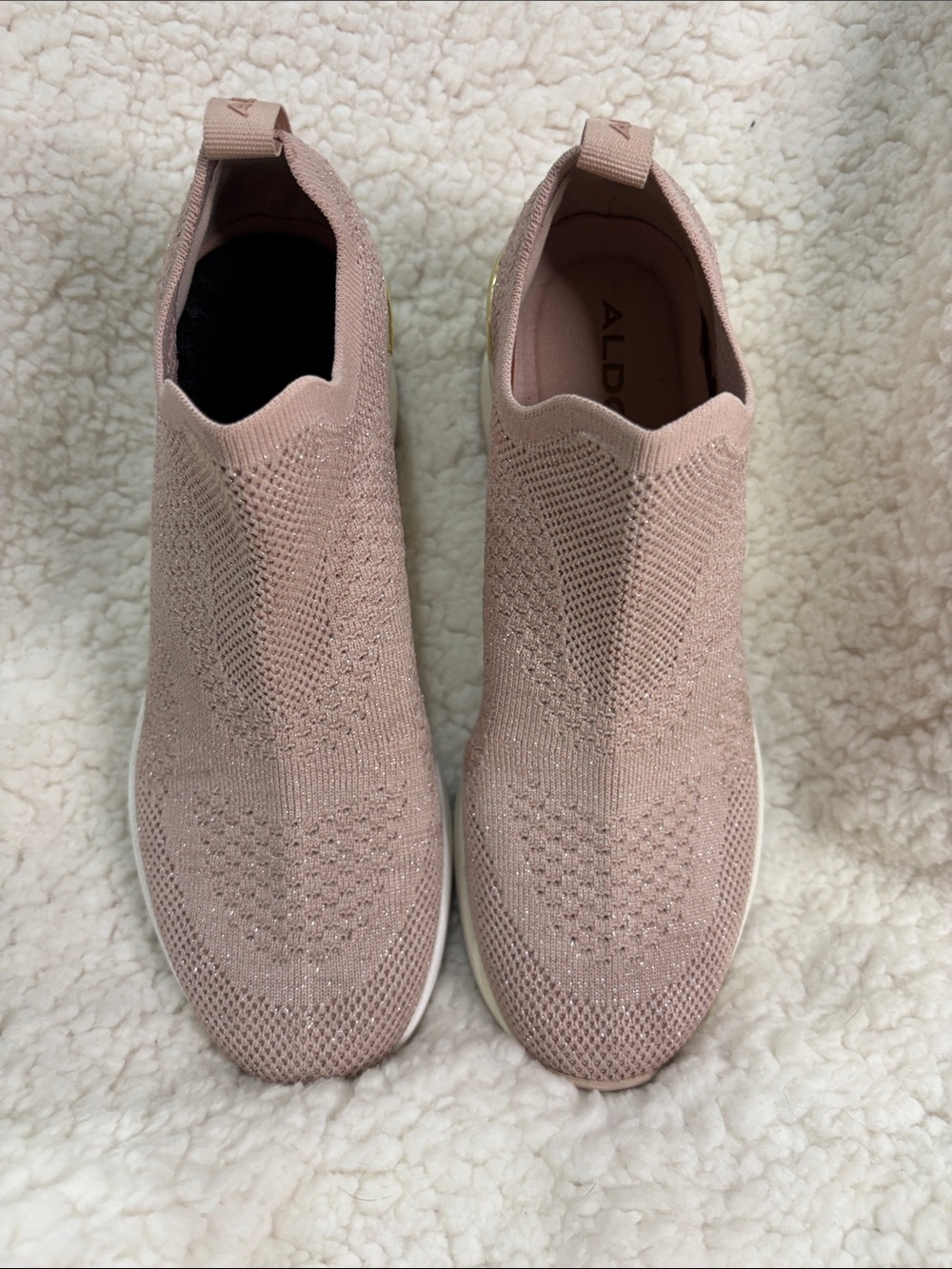Aldo Women's Blush Knit Slip-On Sneakers